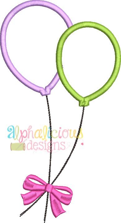 Balloon Applique- Satin