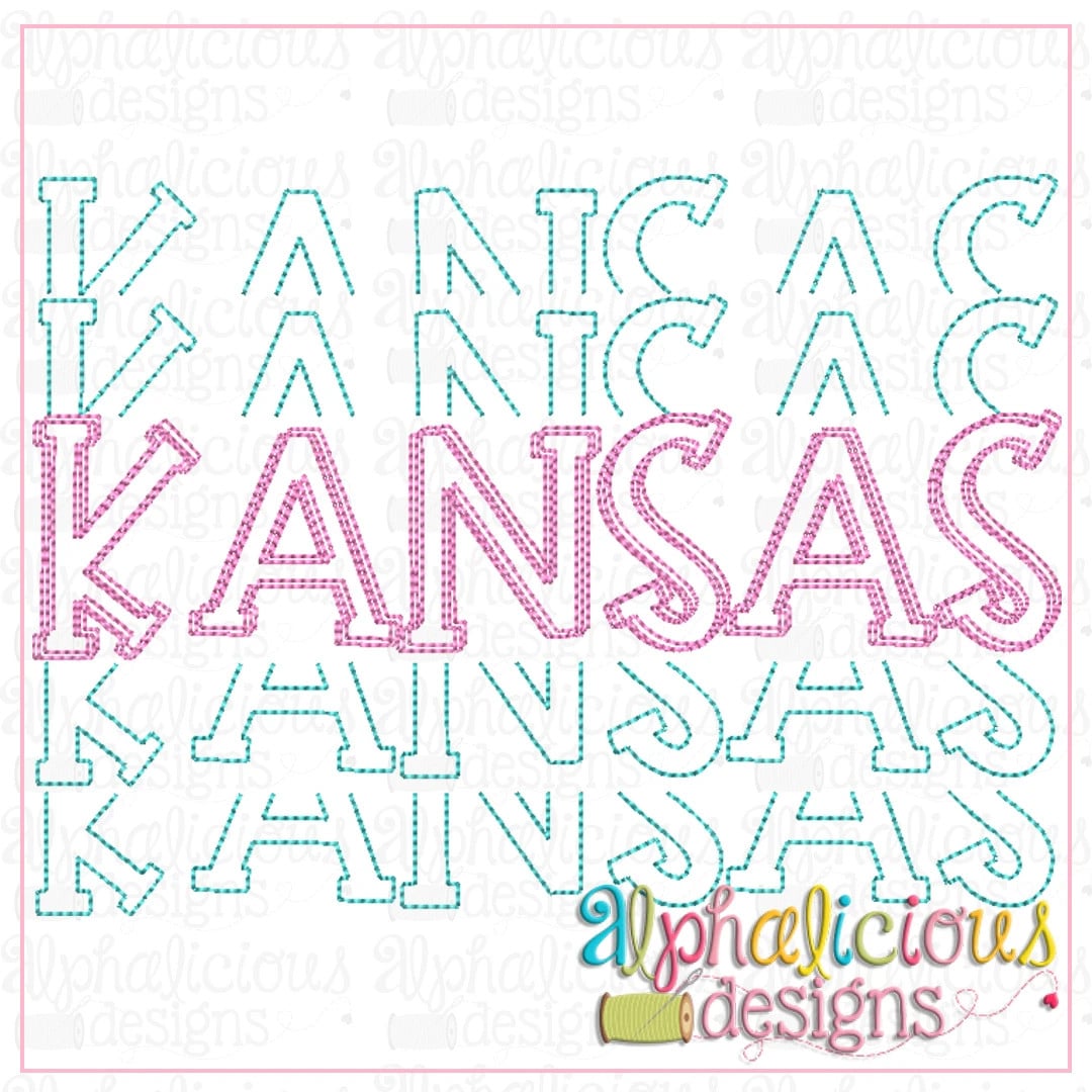 Kansas Stacked-Scribble