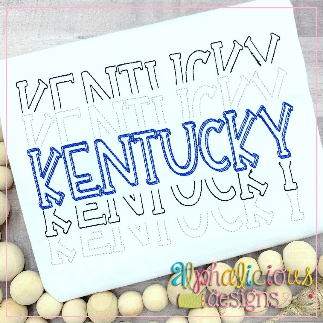 Kentucky Stacked-Scribble