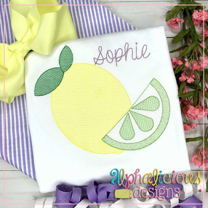 Lemon with Slice-Sketch