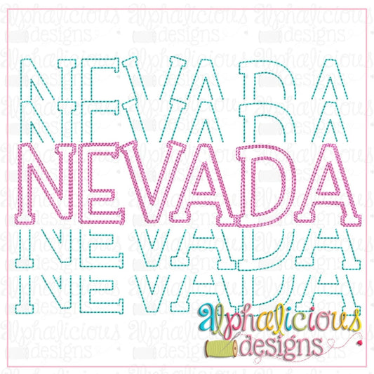 Nevada Stacked-Scribble