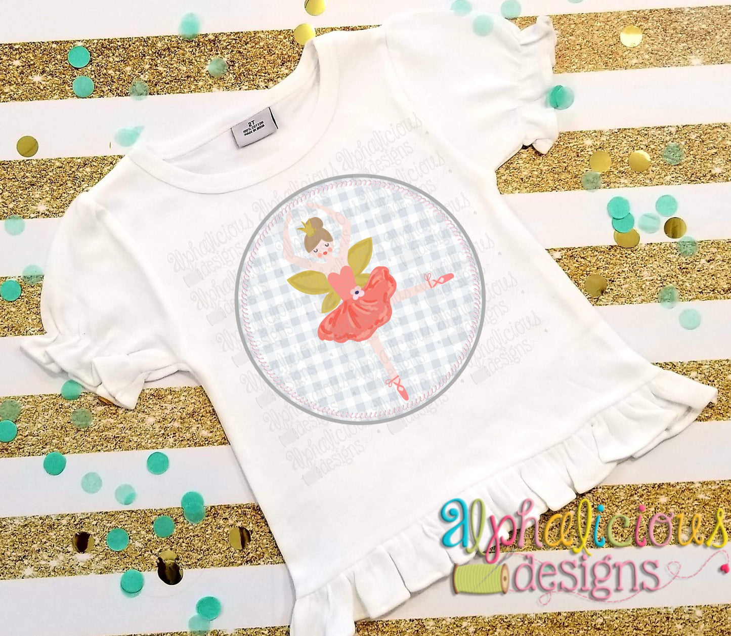 Nutcracker Sugar Plum Fairy In Circle-Printable