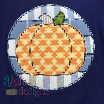 Patchwork Circle Pumpkin- Blanket