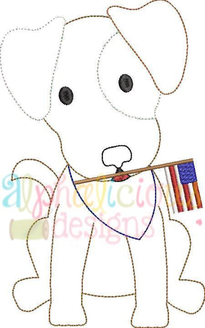 Patriotic Pup-Triple Bean