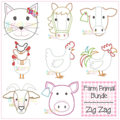 Farm Animal Bundle-ZigZag