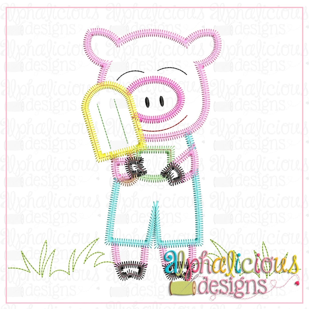 Piggie with Popsicle-ZigZag