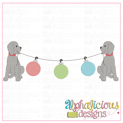 Pup Bunting - Ornaments - Sketch