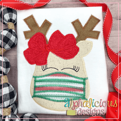 Masked Reindeer with Bow - ZigZag
