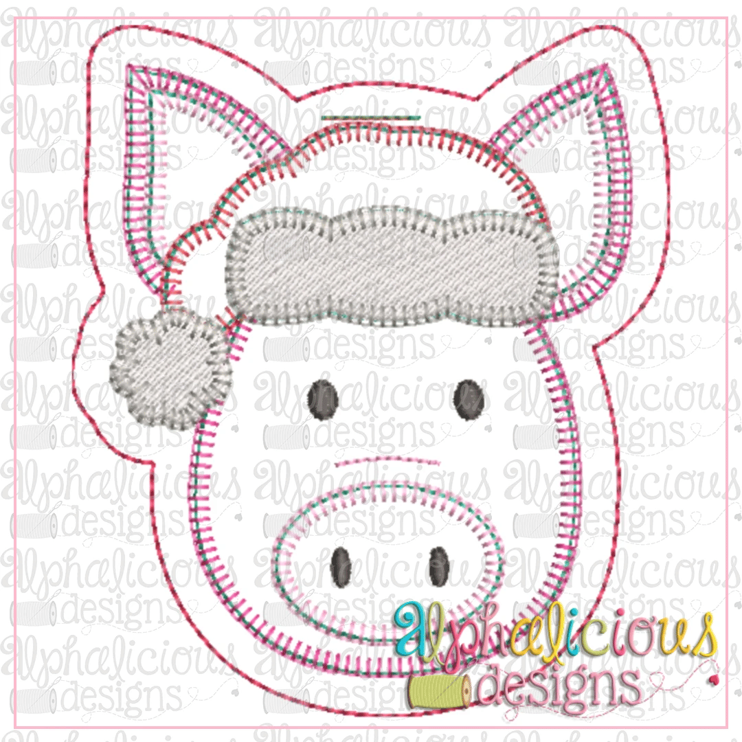 Santa Pig-ITH Ornament