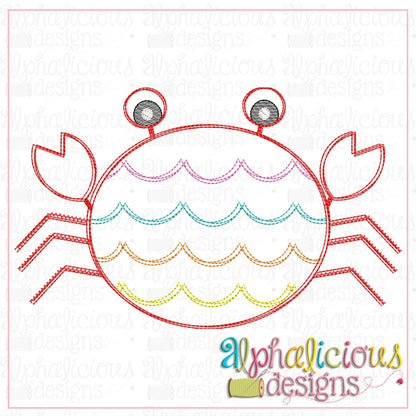 Scalloped Crab-Scribble