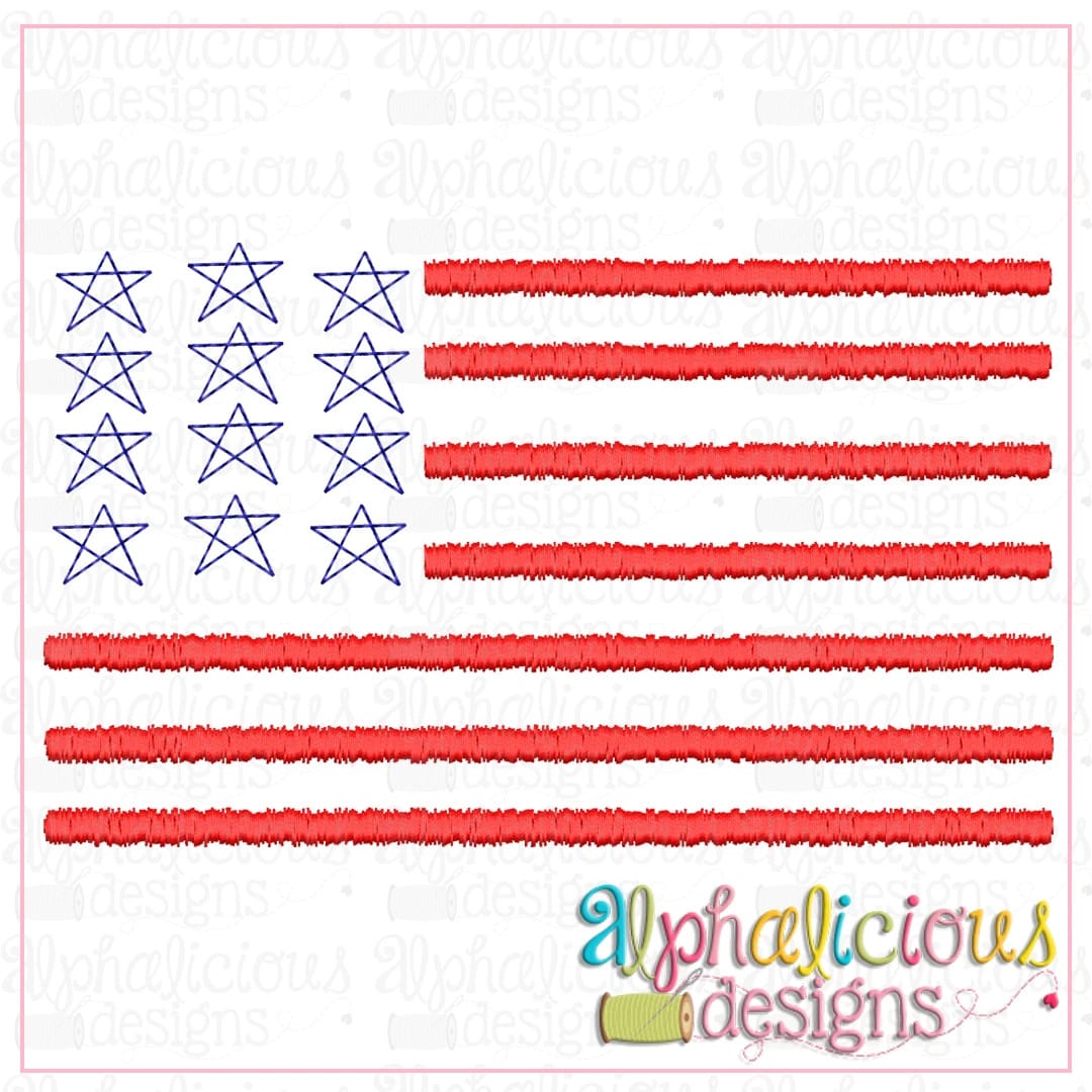 Simple Flag – Alphalicious Designs