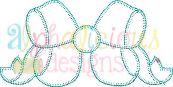 Southern Girl Applique Bow-Blanket