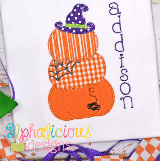 Spooktacular Pumpkin Stack- Blanket