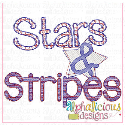 Stars and Stripes-Sketch