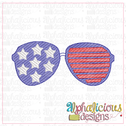 Stars and Stripes Shades-MINI-Sketch