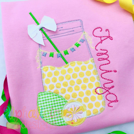 Sweet Summer Time Lemonade Jar-Blanket