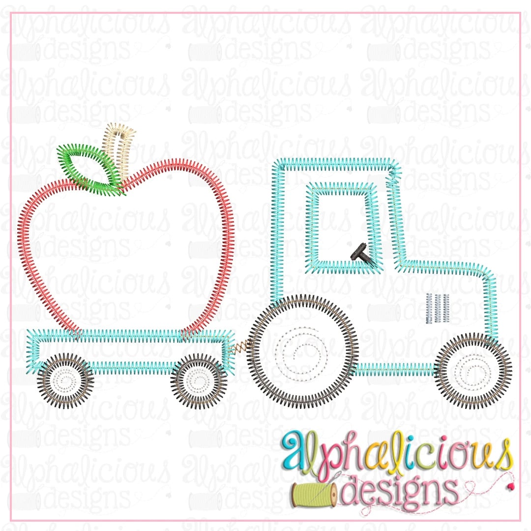Tractor with Apple-ZigZag