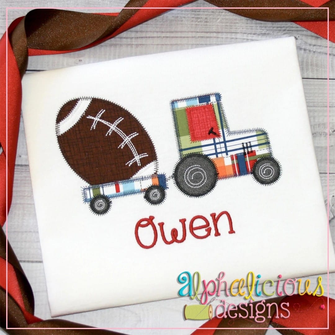 Tractor with Football-ZigZag