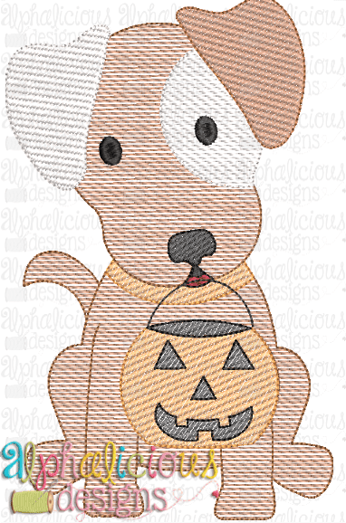 Trick OR Treat Pup- Sketch