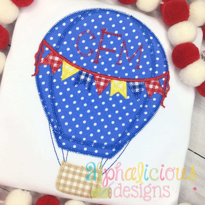 Up Up and Away Balloon with Ties - ZigZag