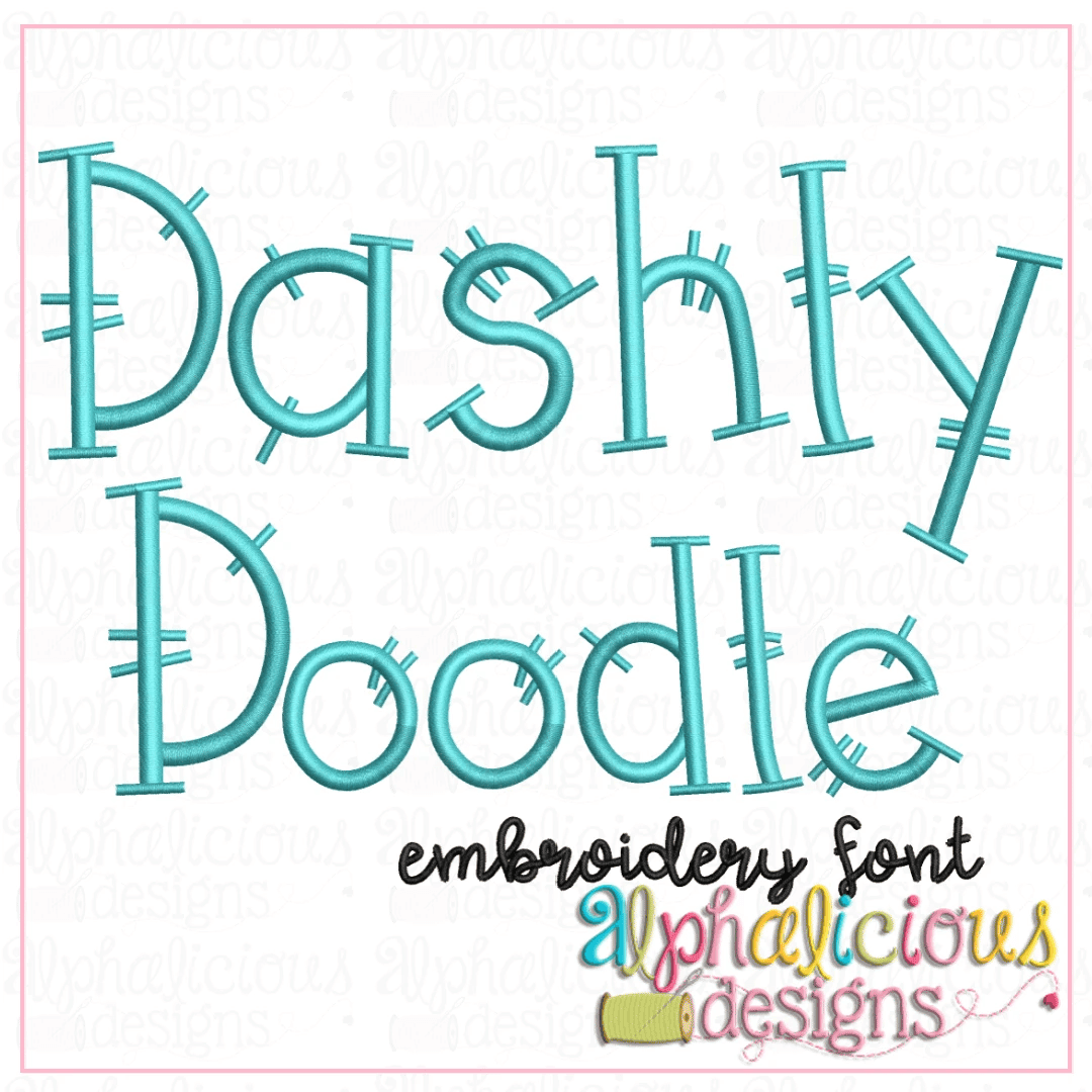 Dashly Doodle Embroidery Font