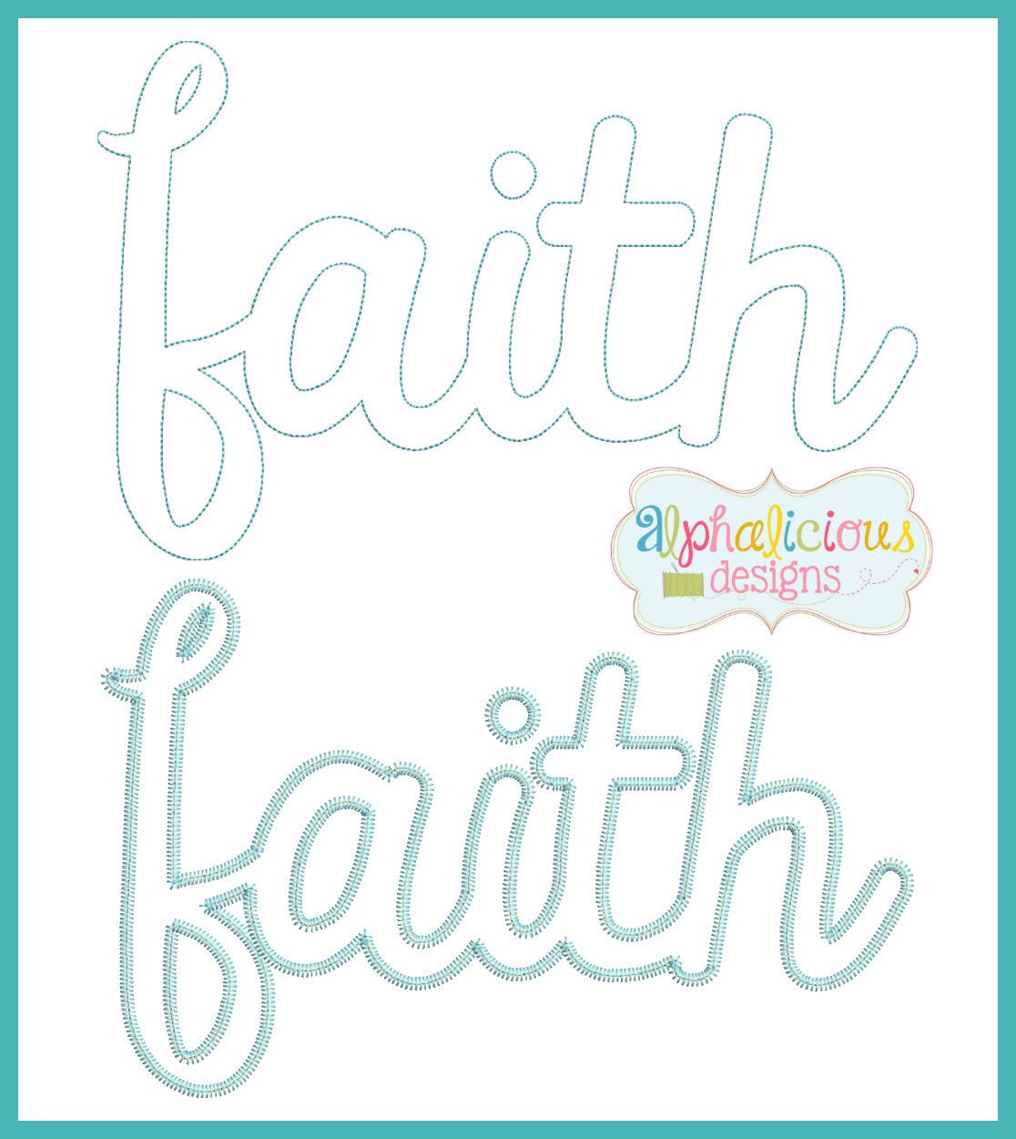 FAITH Applique