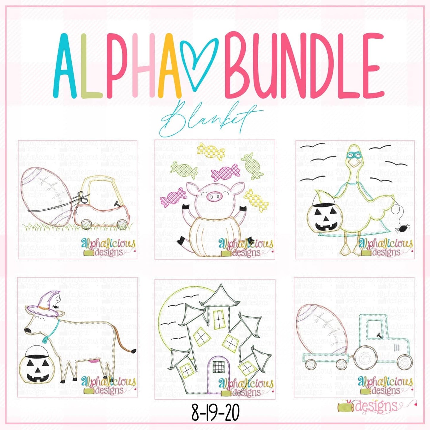 ALPHA BUNDLE-8/19/20 Release-Blanket Stitch