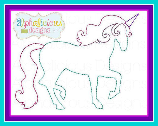 Fancy Unicorn Applique