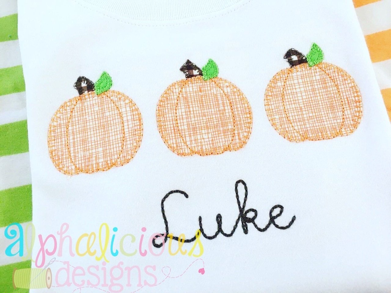 Three Little Pumpkins-Applique