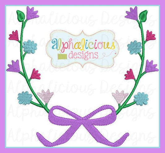 Floral  Monogram Frame