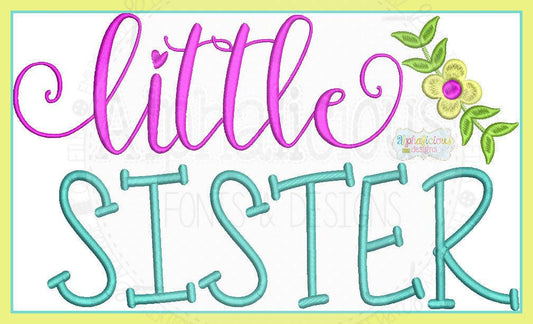 Little Sister Laurel Embroidery