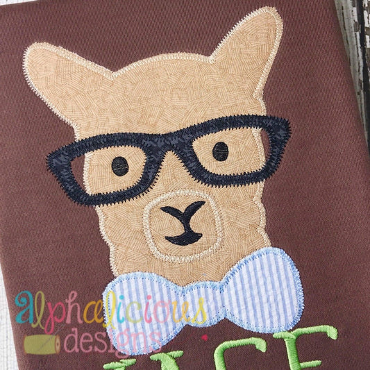 Mr. Llama Applique Design -ZigZag