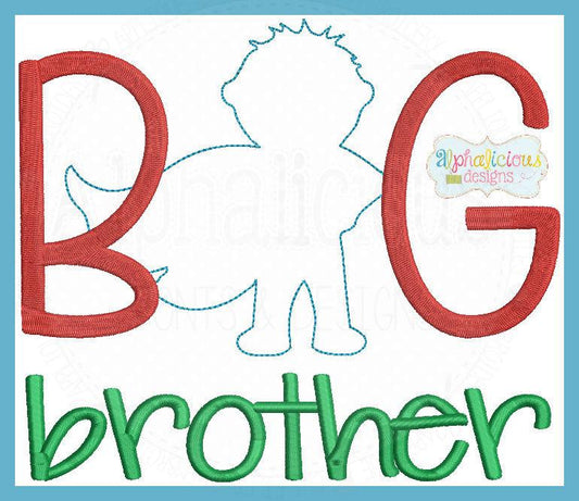 Super Brother- Big Brother Applique