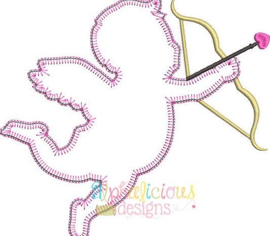 Cupid Applique Designs-Blanket