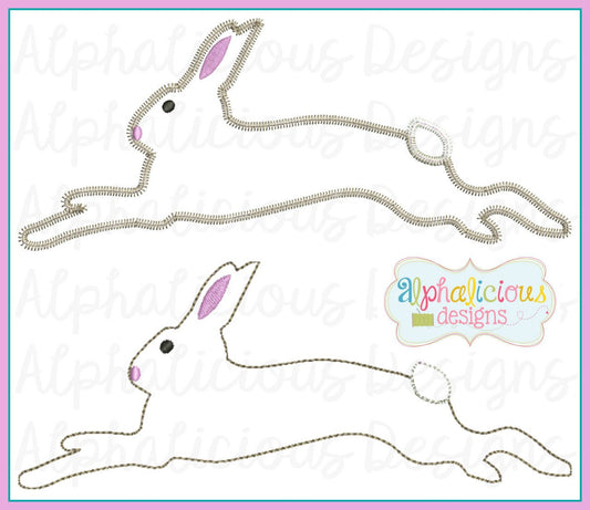 Hopping Bunny Applique