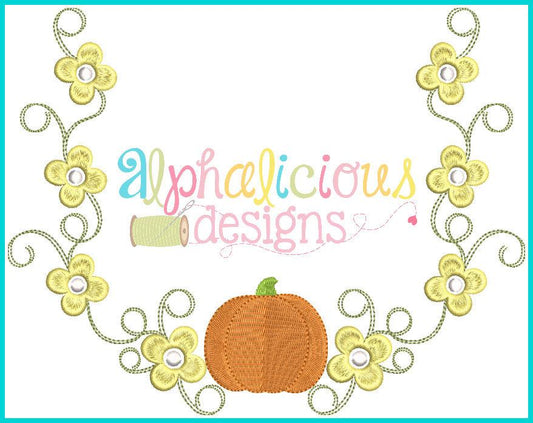 Elegant Pumpkin Frame