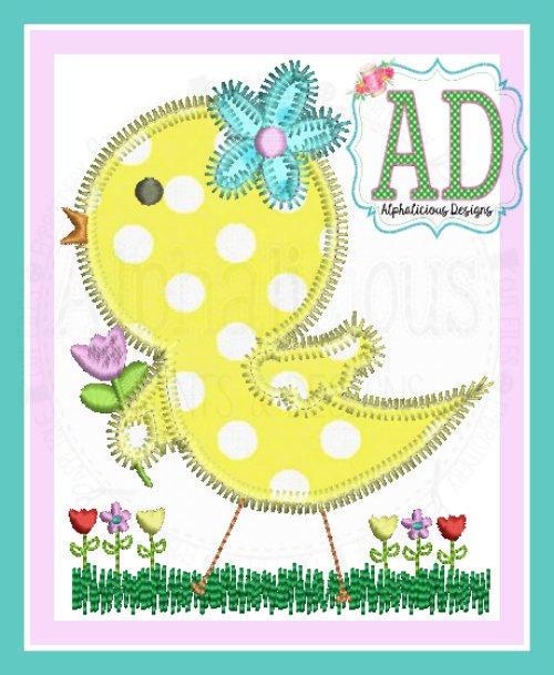 Spring Chick Applique