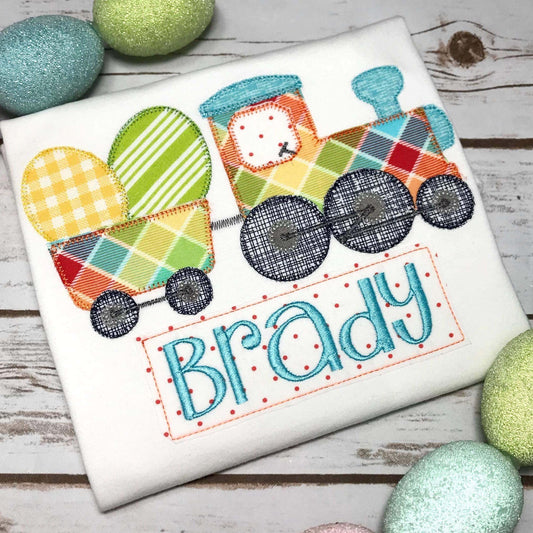 Easter Egg Train- Blanket