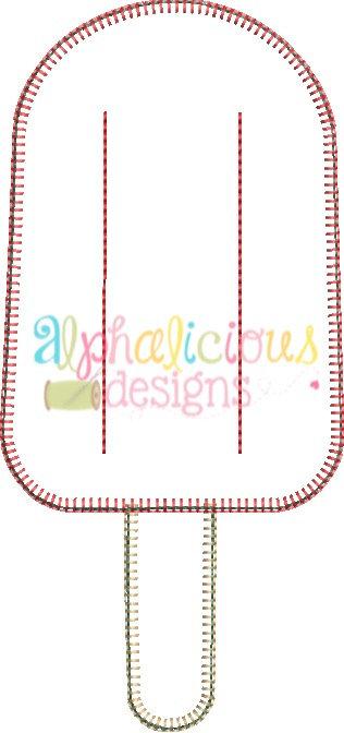 Popsicle Applique- Blanket