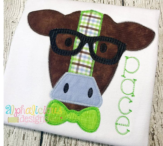 Mr. Cow With Glasses- Zig Zag