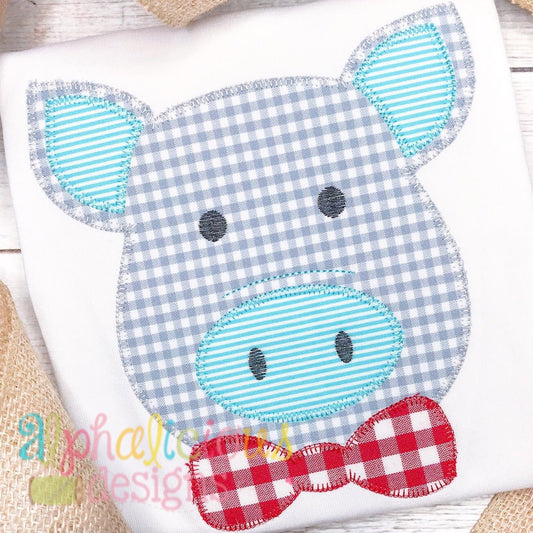 Mr. Pig With Bow Tie- Blanket