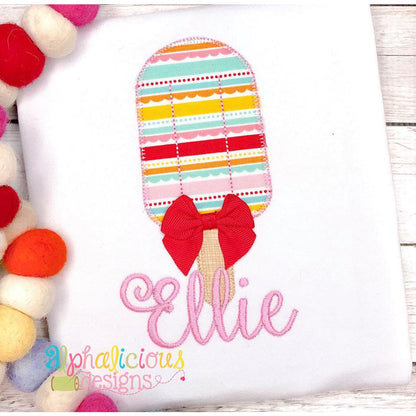 Popsicle Applique- Blanket