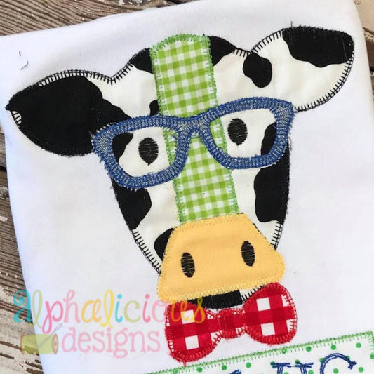 Mr. Cow With Glasses- Blanket