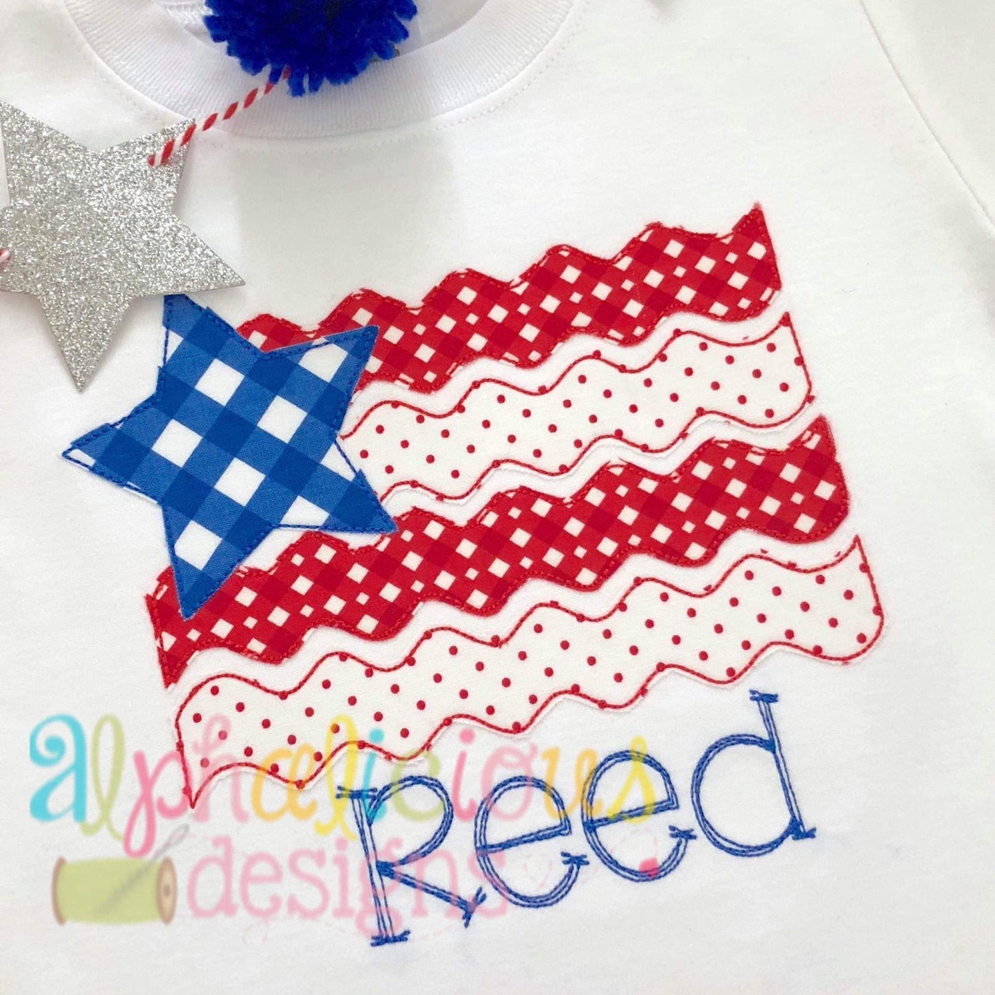 Star Spangled Patriot Flag- Triple Bean