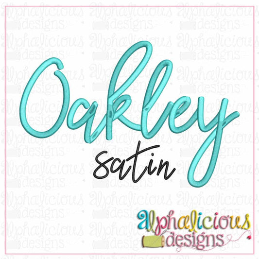 Oakley Embroidery Font