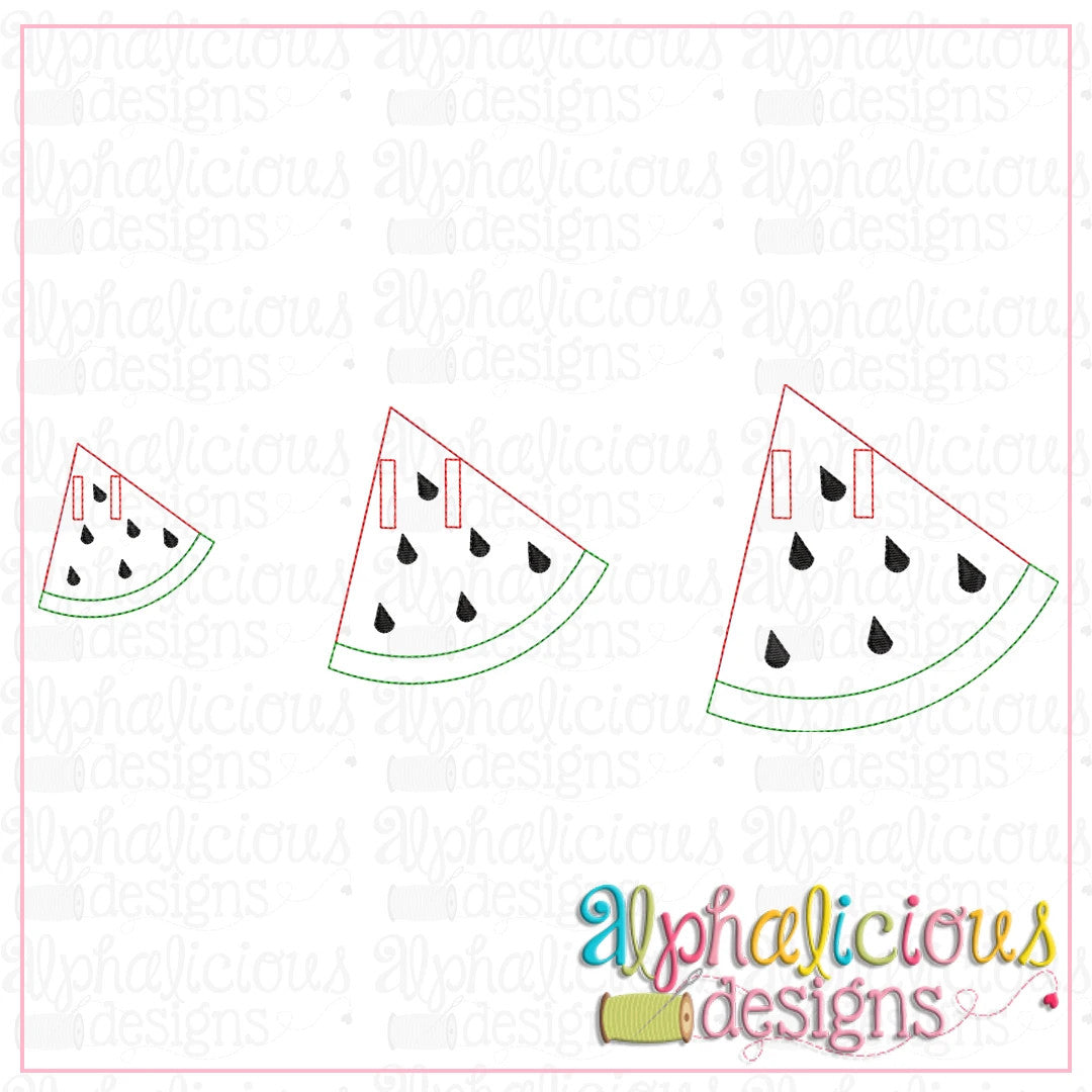 Watermelon Bunting-In-the-Hoop